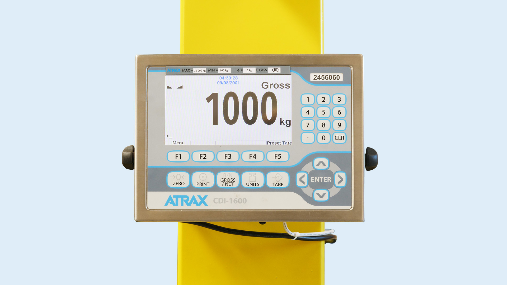 scanatrax-component-2-display Scanatrax Components | Atrax CDI-1600 Digital Weight Indicator mounted to Scanatrax Upright Post